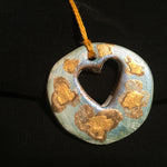 Porcelain Heart Necklace "Angel"