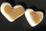 Porcelain Heart Earrings "Avery"