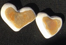 Porcelain Heart Earrings "Avery"