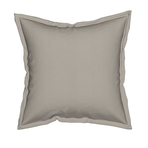 Zeal Square Throw Pillow With Flange Detail, 19" X 19"
