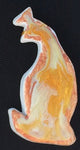Porcelain Heart Broach  "Oriana"