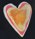 Wire Wrapped Porcelain Heart Necklace "Sophia"