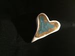 Porcelain Heart Necklace  "Camari"