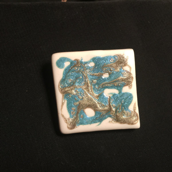 Porcelain Broach "Emerson"