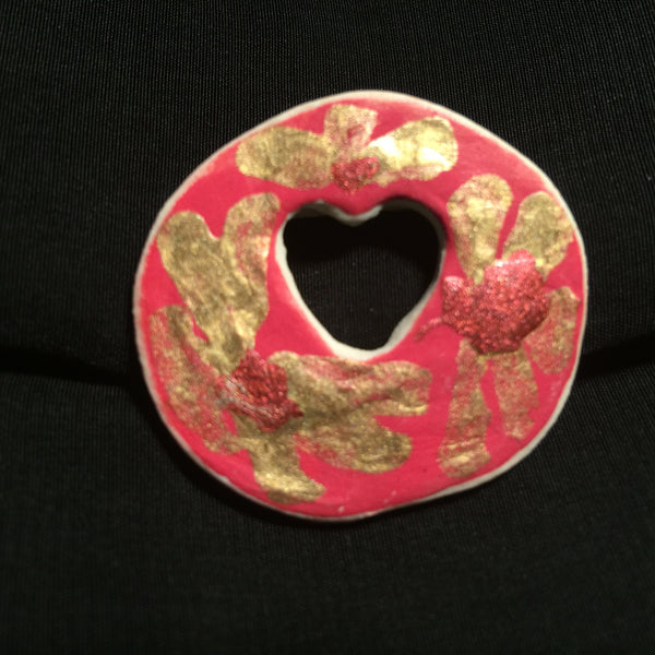 Porcelain Broach "Fleur"