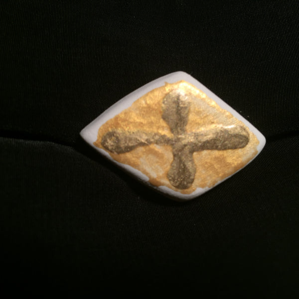 Porcelain Broach "Ina"