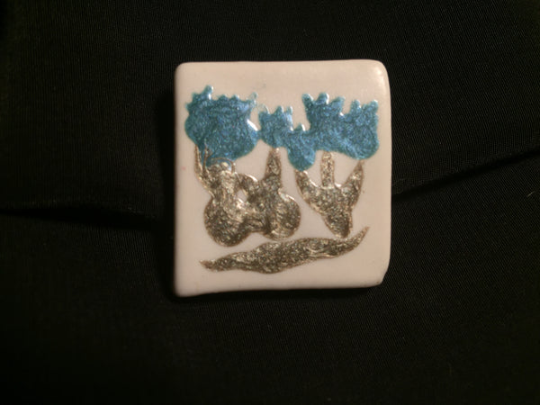 Porcelain Broach "Kinsley"