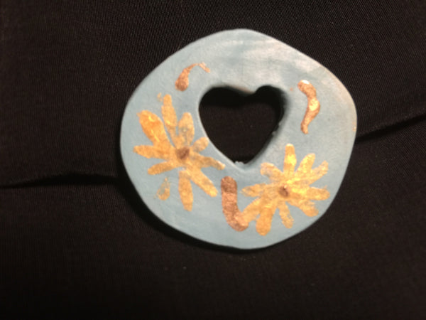 Porcelain Broach "Larkin"