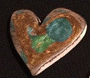Porcelain Heart Broach "Mia"