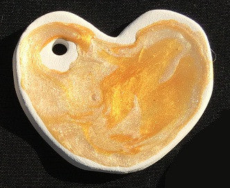 Porcelain Heart Necklace "Olivia"