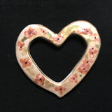 Porcelain Heart Necklace  "Addilyn"