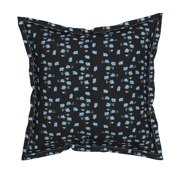 Lady Square Throw Pillow With Flange Detail, 19" X 19"