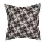 Aria Square Throw Pillow With Flange Detail, 19" X 19"