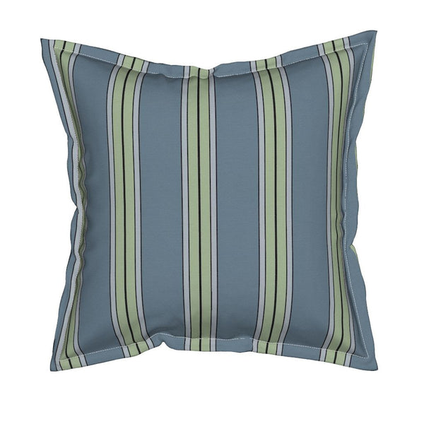 Slink Square Throw Pillow With Flange Detail, 19" X 19"