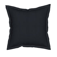 Belle Square Throw Pillow With Flange Detail, 19" X 19"