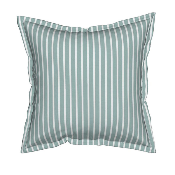 Poise Square Throw Pillow With Flange Detail, 19" X 19"