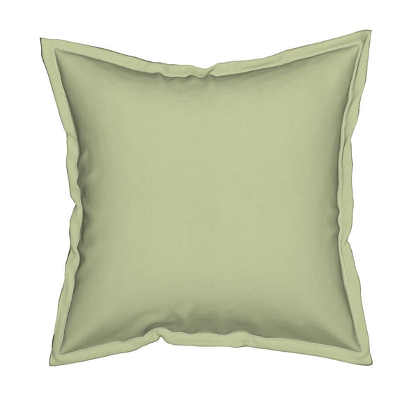 Enthral Square Throw Pillow With Flange Detail, 19" X 19"