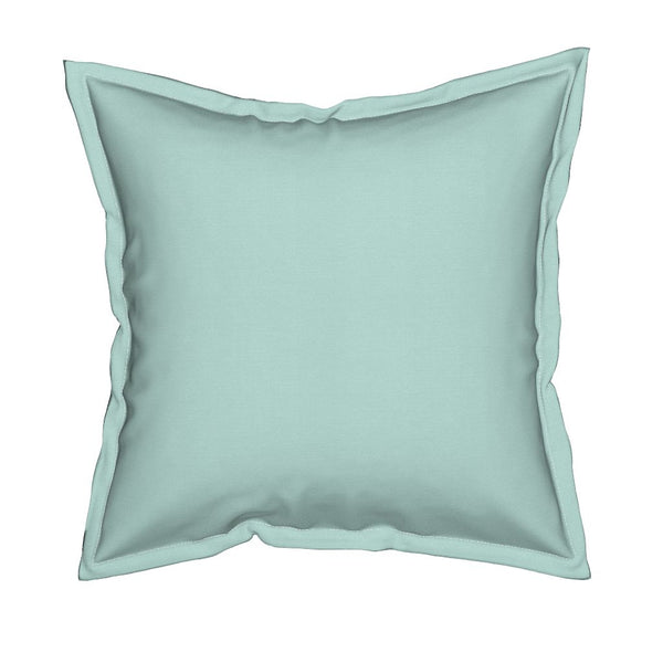 Olivie Square Throw Pillow With Flange Detail, 19" X 19"