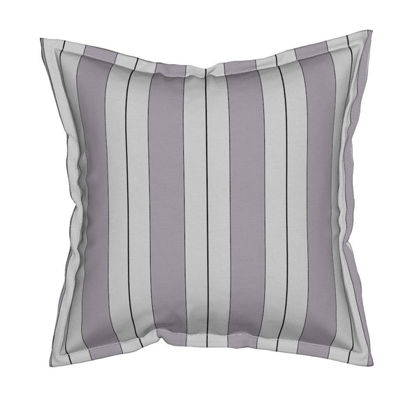 Lissom Square Throw Pillow With Flange Detail, 19" X 19"
