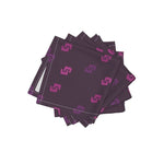 Partial Cloth Cocktail Napkins (Set of 4)