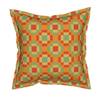 Addison Square Throw Pillow With Flange Detail, 19" X 19"