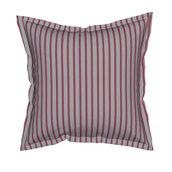 Princess Square Throw Pillow With Flange Detail, 19" X 19"