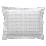 Dainty Pillow Sham with Flanged Detail