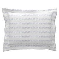 Dainty Pillow Sham with Flanged Detail
